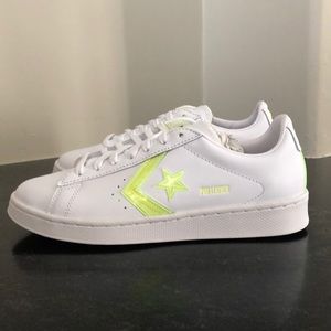 Converse Pro Leather White Lemon (glow in dark)